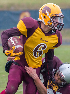 'He’s got a great attitude; he’s extremely coachable, and in a short tournament like the one we’re about to go to that’s a key attribute, because we’re only going to have five or six practices to put an offence in.' — Team Ontario offensive co-ordinator Tom Flaxman. (sportsgate.ca photo)